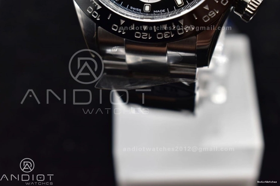 SS Daytona Dial And 728 MoistureWicking 116500 V3 Bracelet Black Case Clean 904L 0125